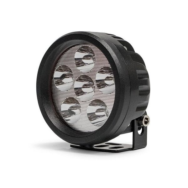 Dv8 32 Round 16 Watts Flood Light Beam 3850 Lumens Clear Lens Black Housing Bottom Mount R3.5E16W3W